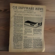 1982 March CIE Software News PC Computer History RARE Early PC News picture