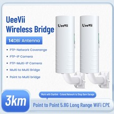 UeeVii Wireless Bridge Point to Point Multi-Point 5.8G WiFi Bridge Extending 3KM picture