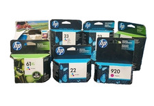 Lot 7 Genuine HP Ink Cartridges 61XL 22 23 920 New Sealed Expired OEM Genuine picture