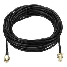 Antenna Extension Cable, 1Pcs 16.4FT RP-SMA Male to RP-SMA Female picture
