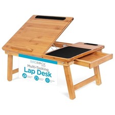 Sofia + Sam Multi Tasking Laptop Bed Tray Lap Desk Supports Laptops Up to 18