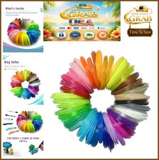 PLA 3D Pen Filament Refills 20 Colors 1.75mm 328 Feet Bundle Arts Crafts picture