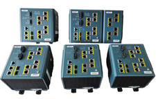 5 Cisco IE-3000-8TC Modular Industrial Ethernet Dual SFP Switch IEM-3000-8TM Lot picture