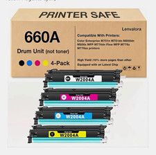 Lenvalora 660A W2004A Drum Unit 4-Pack CMYK for HP M751n M751dn M856 (SEALED) picture
