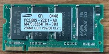 Samsung PC2700S DDR-333 256MB Ram SODIMM Laptop Memory M470L3224FT0-CB3 picture
