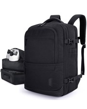 BAGSMART 40L Black Travel Laptop Backpack 47cm*31cm*15.5cm, Obsidian picture