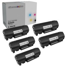 Toner Cartridge Replacement for Dell S2830dn 593-BBYP HY (Black 5-Pack) picture