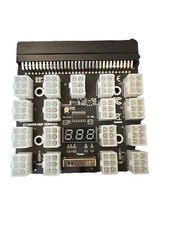 Breakout Board Server Power Supply Adapter 1200W PCI-E for HP GPU Mining 17x6Pin picture