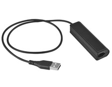RJ9 Plug to USB Headset Adapter with Plantronics Jabra Sennheiser Wireless DE... picture
