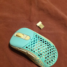 Pwnage Ultra Custom Wireless Gaming Mouse Teal/White picture