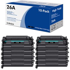 10x CF226X Ink Toner Cartridges for HP 26X LaserJet Pro M402dn M426fdw MFP Black picture