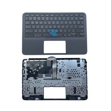 New Top Cover For HP Chromebook 11A G8 EE Palmrest Case Keyboard L92832-001 US picture