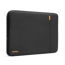 Tomtoc 15-In Laptop Sleeve Fits MacBook Air Pro Water-Resistant Black 360° picture
