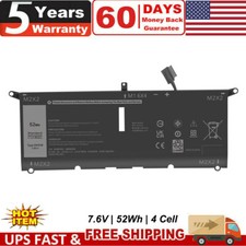 DXGH8 Battery For Dell XPS 13-5390 9370 9380 G8VCF H754V P82G002 52WH 7.6V  picture