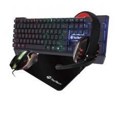 4In1 Gaming Pro Set Corded LED Keyboard Mouse & Headphone with Mouse Pad - X11 picture