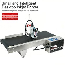 Inline Inkjet Printer Conveyor 12.7mm for Metals Plastics Stone Marking picture