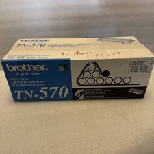 OEM Brother TN-570 Toner High Yield Black Toner Cartridges Sealed picture