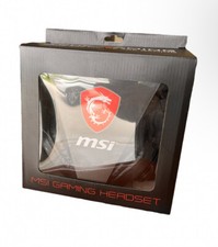 MSI Dragon Fever Over Ear Adjustable Gaming Headset Black NEW picture