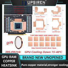 GPU RAM Copper Heat Sink For Radiator Memory Miner RTX 3060 3070 3080 3090 / 560 picture
