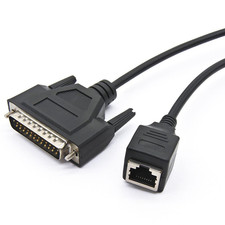 Ilda to Network Cable DB25 Male to RJ45 Female Cable for Laser Light 30CM picture