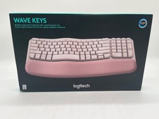 Logitech Wave Keys Keyboard - Wireless, Bluetooth, USB Interface, 32.81 ft picture