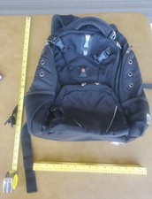 SwissGear ScanSmart Black Nylon Padded Backpack for 15 in Laptop Good shape  picture