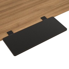 Clampon Desk Extender Wrist Support Foldable Keyboard Tray Black 9.5x23.6 picture