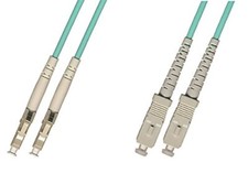 Direct Burial Outdoor LC SC 2 Strand Fiber Optic Cable 10GB Multimode 50/125 30M picture