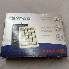 Cherry G84-4700 Individually Programmable Numeric Keypad USB New In Box - Black picture