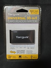 NOS Targus Universal 33 in 1 Card Reader Writer Multi Card USB 2.0 Reader Sealed picture