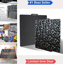 3D Printer Build Plate 257x257mm PEO PET Carbon Fiber Spring Steel Double Sided picture