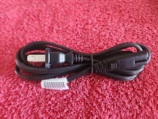 Canon Printer Cord LL57870 E318430  QK15892 Two Prong Plug Cable Cord 5 Ft. Used picture