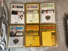 A+ Disk Apple Computer Magazines Lot of 6 Issues 1-6 with Disks 1984-85 picture