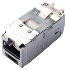 PANDUIT Cat6A Modular Jack with Sticker CJS6X88TGY picture