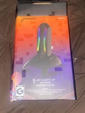Unlocked MU28007 RGB LED Gaming Microphone USB 3.5mm Desktop Mic Tested picture
