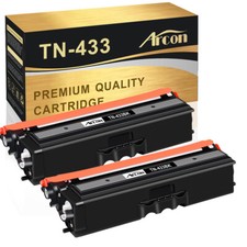 Compatible with Brother TN-433BK TN433 Black High Yield Toner Cartridges 2-Pack picture
