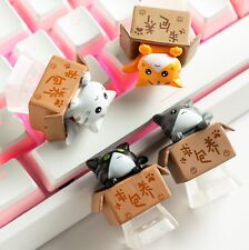 Cute Cat Keycaps, Backlit kitty keycap , Kitty Resin Artisan Keycap For Mechanic picture