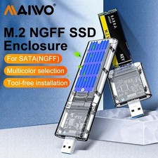 MAIWO M.2 SATA NGFF SSD Enclosure USB 3.0 5Gbps Case Adapter 2230 2242 2260 2280 picture