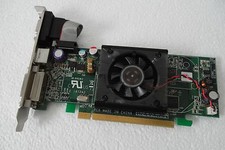 Dell ASUS ATI HD 2400 Pro PCIe 128MB Graphics Video Adapter DVI VGA TV-Out WX085 picture