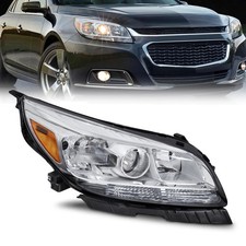 Passenger Side Headlight Assembly Compatible with 2013 2014 2015 Chevy Malibu... picture