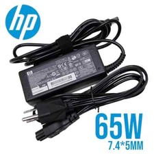 LOT OF 2 - OEM Big Barrel HP Laptop Charger Power Adapter 65W 19.5V 3.33A 902990 picture