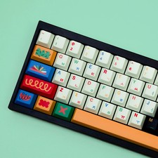 Jaycomia GMK Motif Keycaps 143 Keys PBT Dye-Sub Cherry Profile Mechanical picture