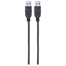 Manhattan Hi-Speed USB A Device Cable USB 2.0 Type-A Male to Type-A Male 353915 picture