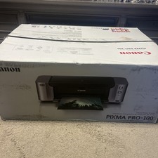 Canon PIXMA PRO-100 Inkjet Color Photo Printer New Open Box picture