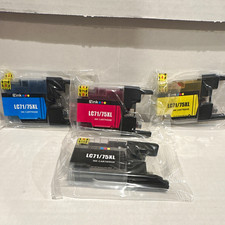 E-Z Ink LC71/75XL Compatible Ink Cartridges CMYK Set for Brother Inkjet picture