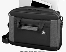 Wenger SwissGear Checkpoint Friendly Laptop Messenger Bag Briefcase Black NEW picture