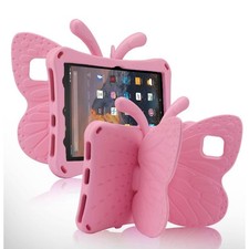 Pink Butterfly Case for Amazon Fire HD 8 Tablet 10th Gen 2020 22 Kids Shockproof picture