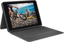 Logitech Rugged Folio iPad 7th 8th 9th Gen Keyboard Protective Cover Folio picture