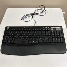 Gateway KB-0532 Elite PS2 Keyboard Black Ergonomic picture