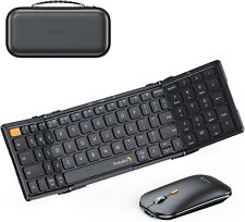 ProtoArc XKM01 Foldable Compact Wireless Bluetooth Keyboard & Mouse Set picture